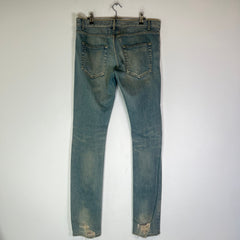 Saint Laurent FW14 D02 Crash Denim Jeans