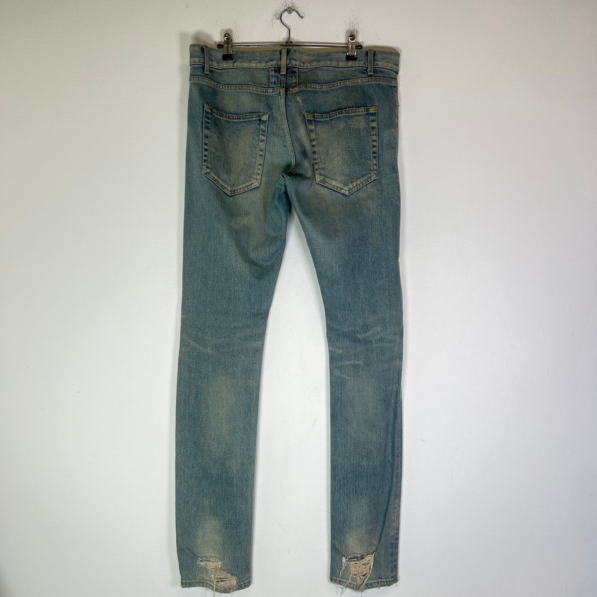 Saint Laurent FW14 D02 Crash Denim Jeans
