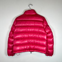 Moncler Pink Copenhague Giubbotto Down Jacket Size 0