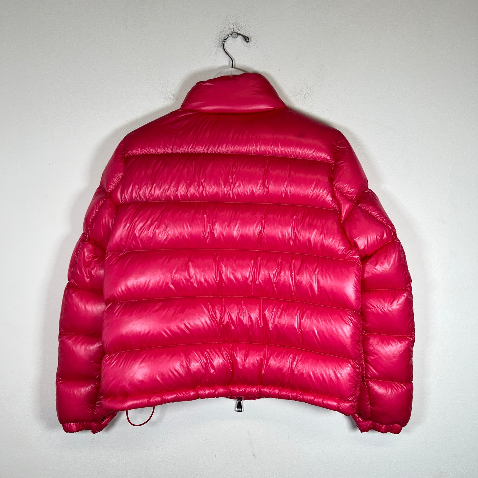Moncler Pink Copenhague Giubbotto Down Jacket Size 0