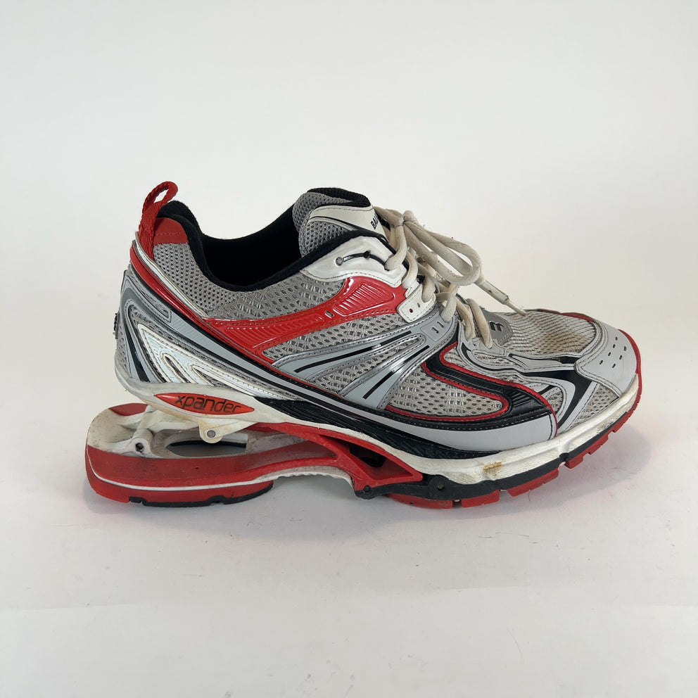 Balenciaga X-Pander Red/Grey Lowtop Sneakers
