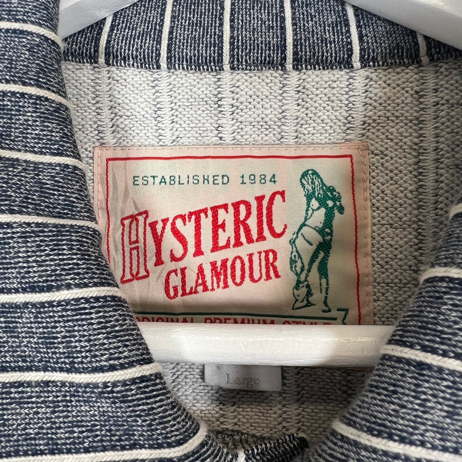 Hysteric Glamour Blondie Pin Striped Jacket Sz L