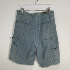 Honor The Gift Cross Stitch Denim Carpenter Shorts