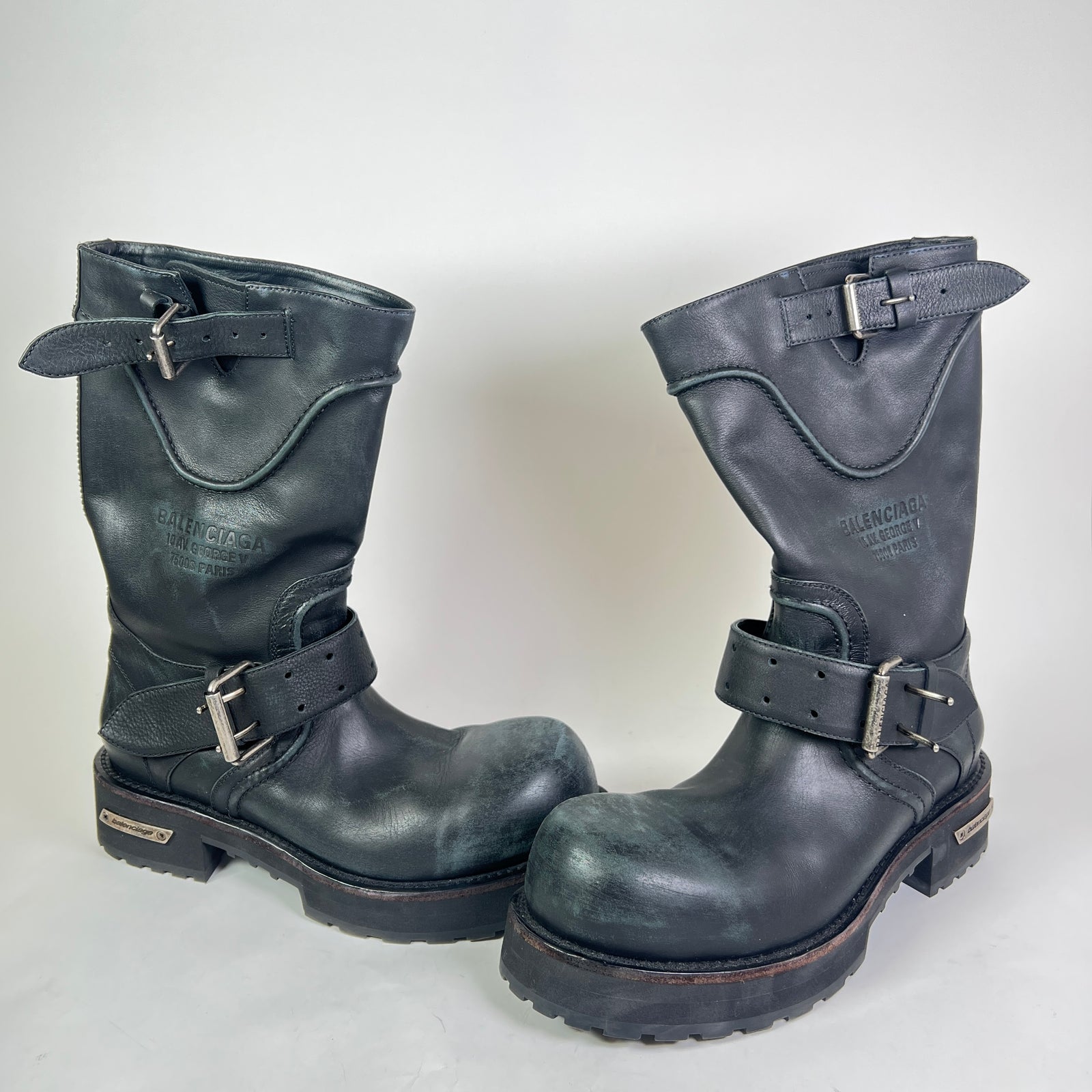 Balenciaga Venom Leather Boots