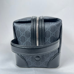 Gucci Black GG Supreme Large Toiletry Bag