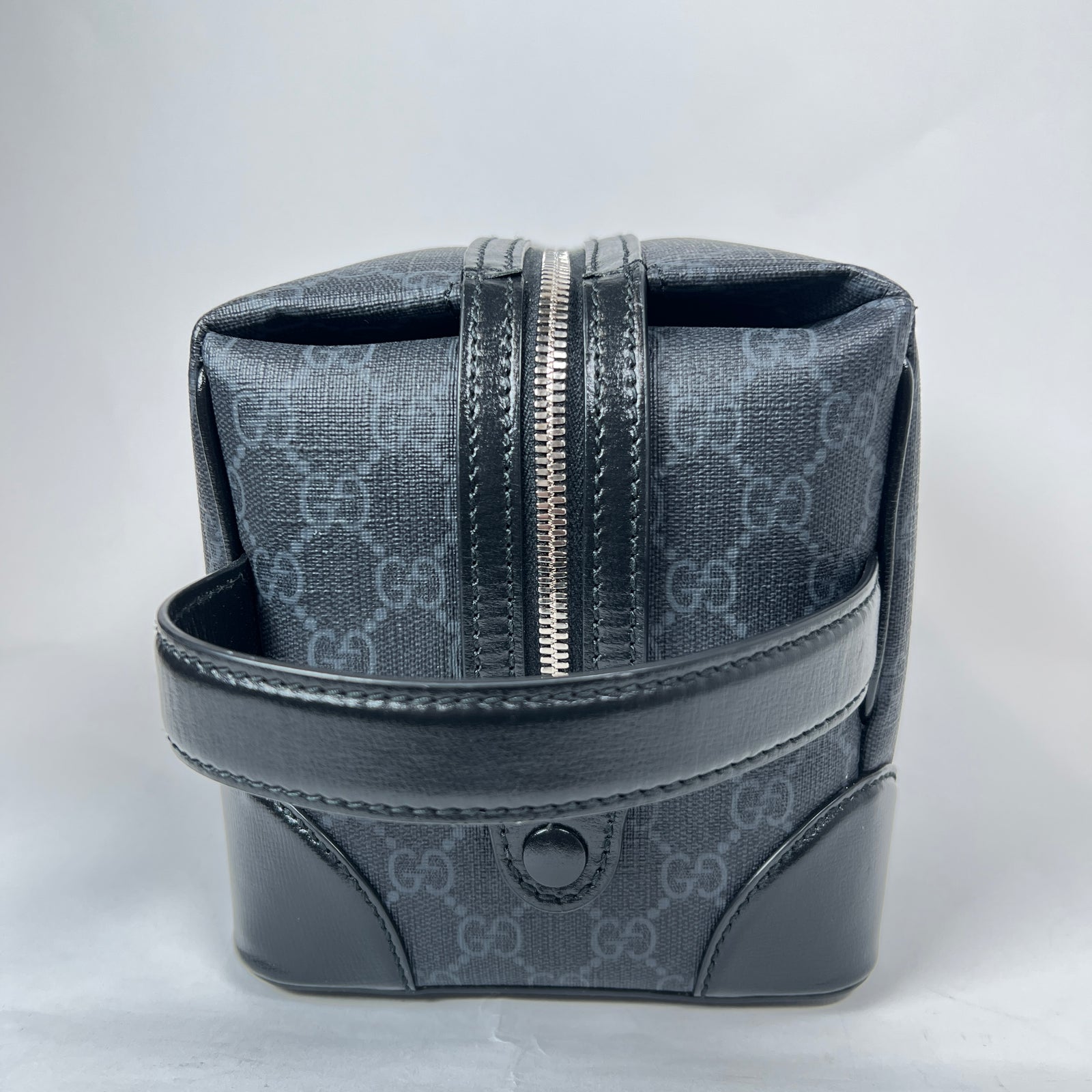Gucci Black GG Supreme Large Toiletry Bag