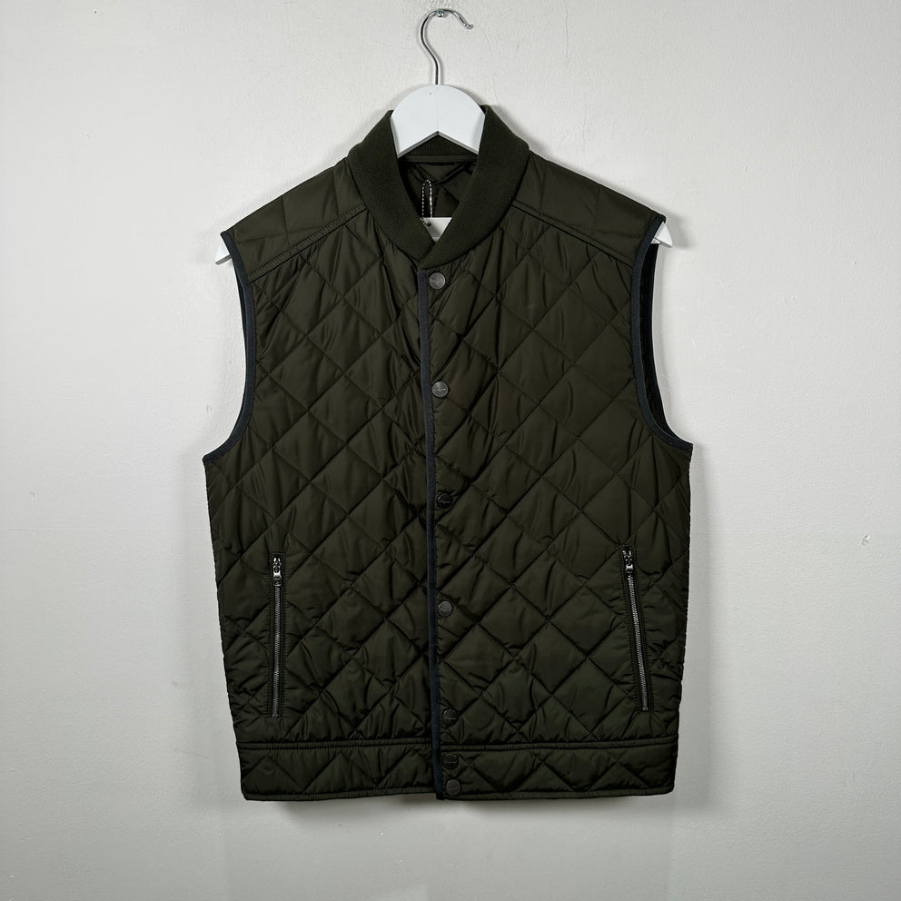 Salvatore Ferragamo Green Puffer Vest Size 48