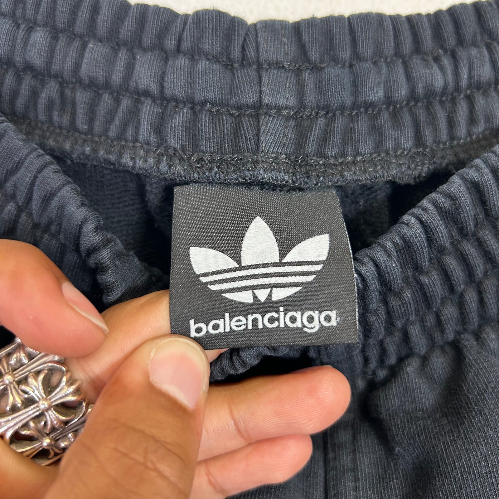 Balenciaga x Adidas Striped Baggy Sweatpants