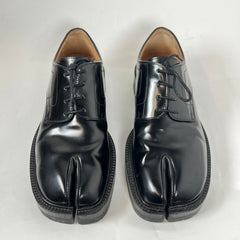 Maison Margiela Black Tabi Derbys Size 38