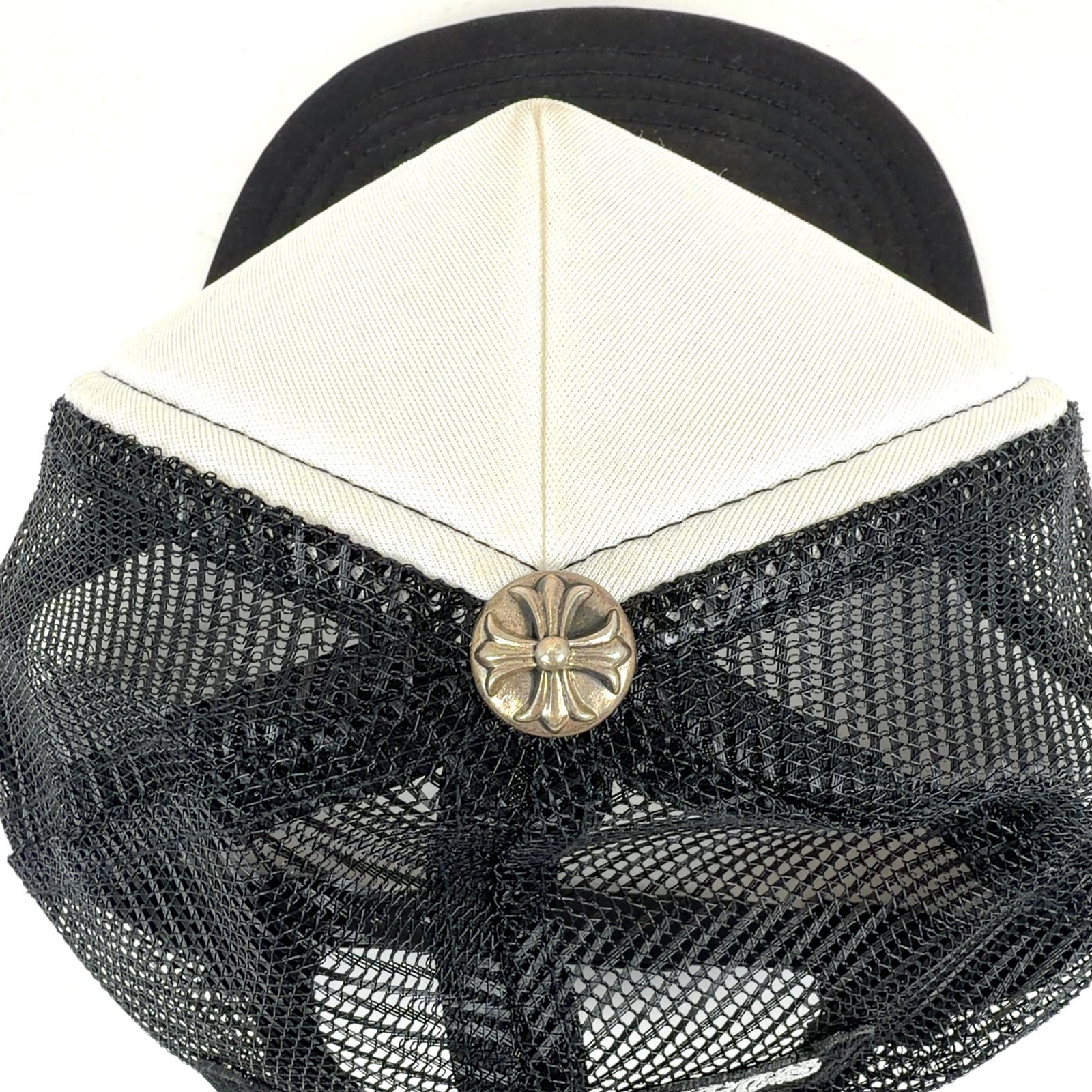 Chrome Hearts RWB Cemetary Cross Patch Trucker Hat