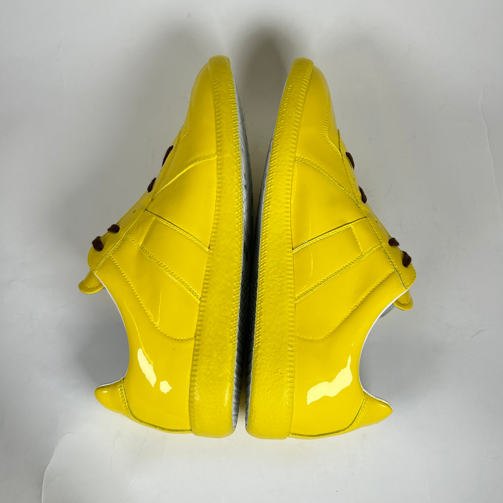 Maison Margiela Yellow Patent Leather Gats Size 45