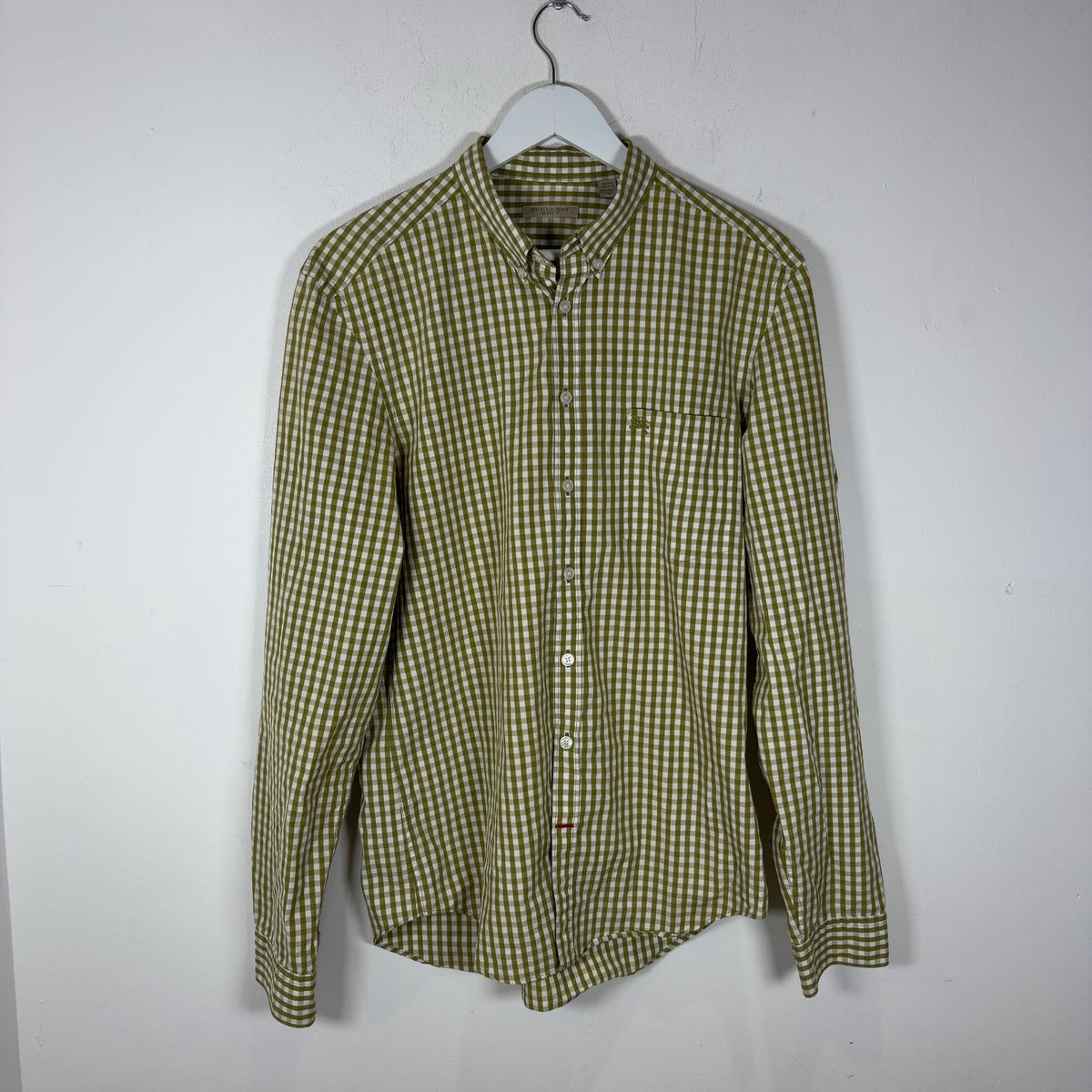 Burberry Plaid Button-Up Shirt