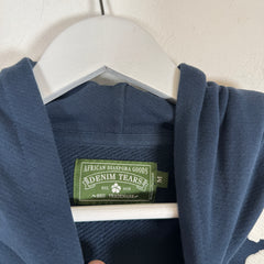 Denim Tears Navy Wreath Hoodie Size M