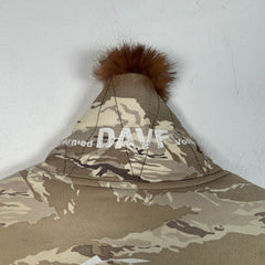 Undercover AW01 D.A.V.F Tiger Camo Fur Liner Jacket Size M