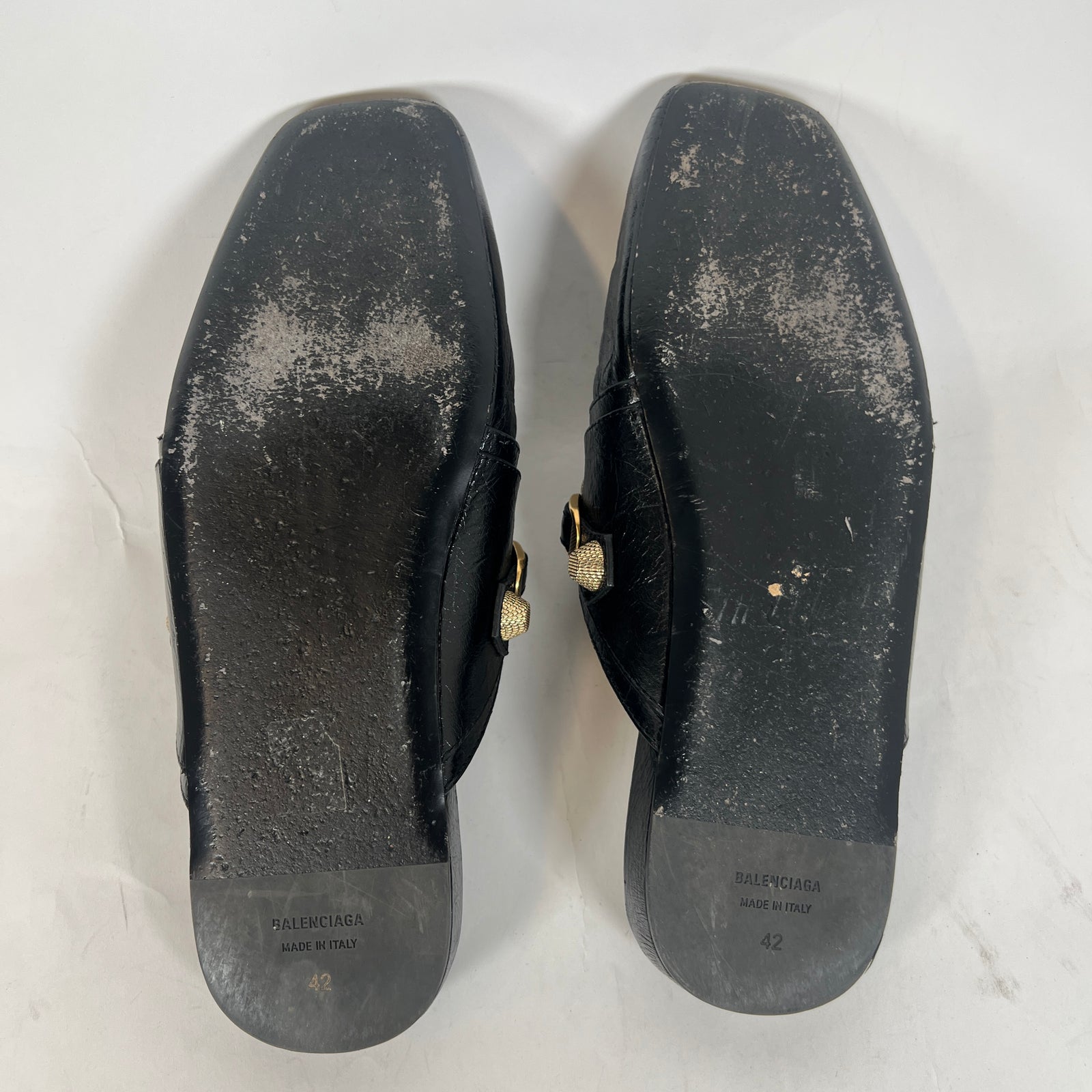 Balenciaga Black Cosy Cagole Mules Size 42