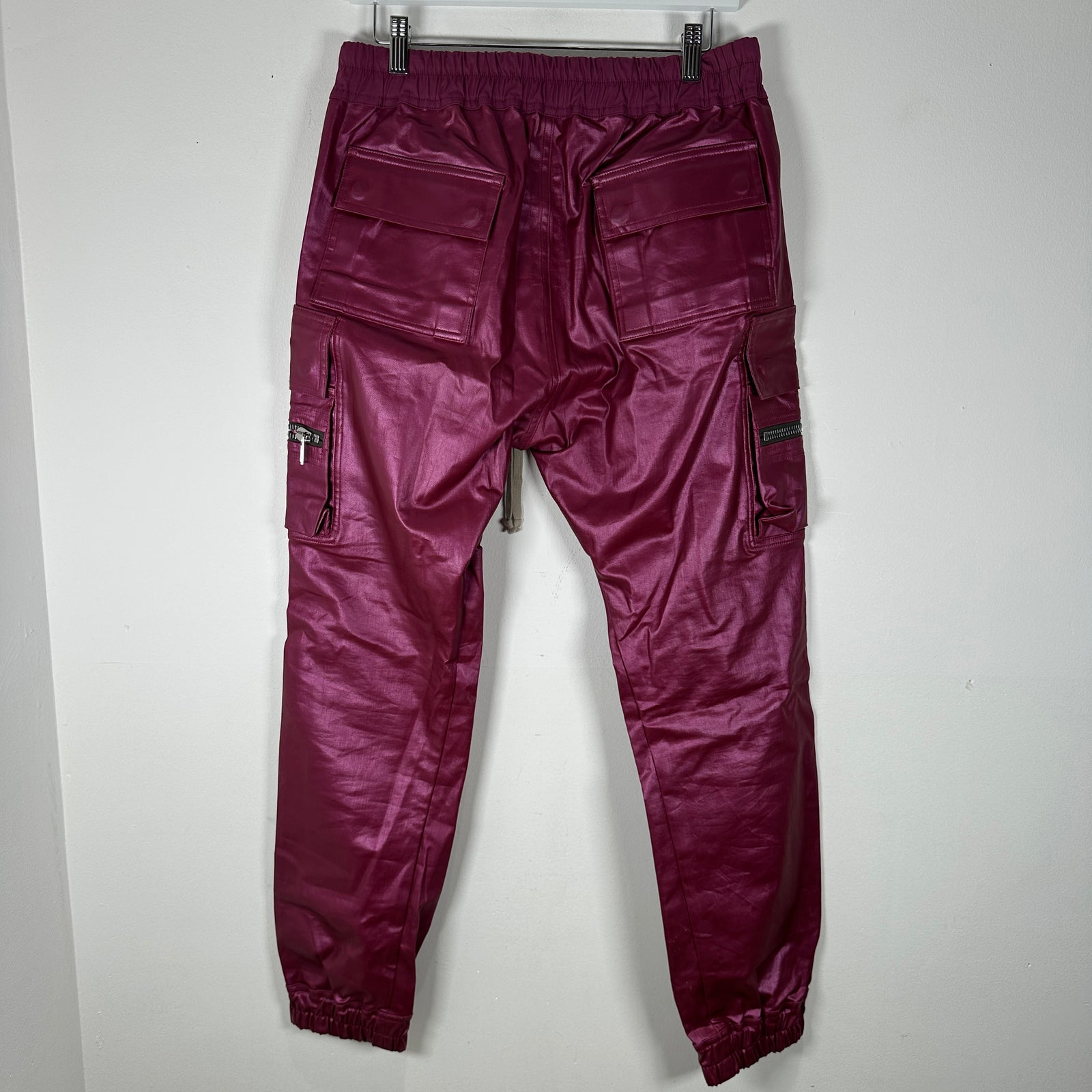 Rick Owens 'Fuchsia' Mastadon Cargo Pants Size 40