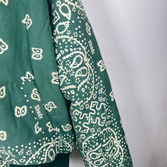 Rhude Paisley Bandana Puffer Jacket Size L