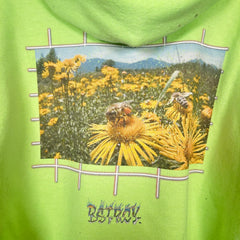 Bstroy Lime Green Bumble Bee Hoodie Size L