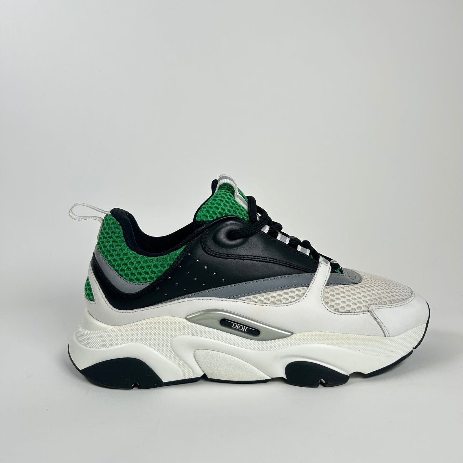 Dior B22 White/Green Sneaker Size 42