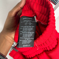 Palm Angels Red Track Shorts Size M