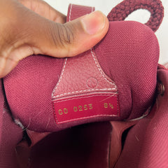 Louis Vuitton Burgundy Skate Sneaker