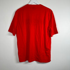 Lanvin Red Curb Logo Tee Size L