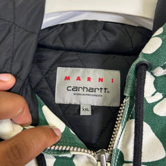 Marni x Carhartt WIP Green Floral Jacket Size XXL
