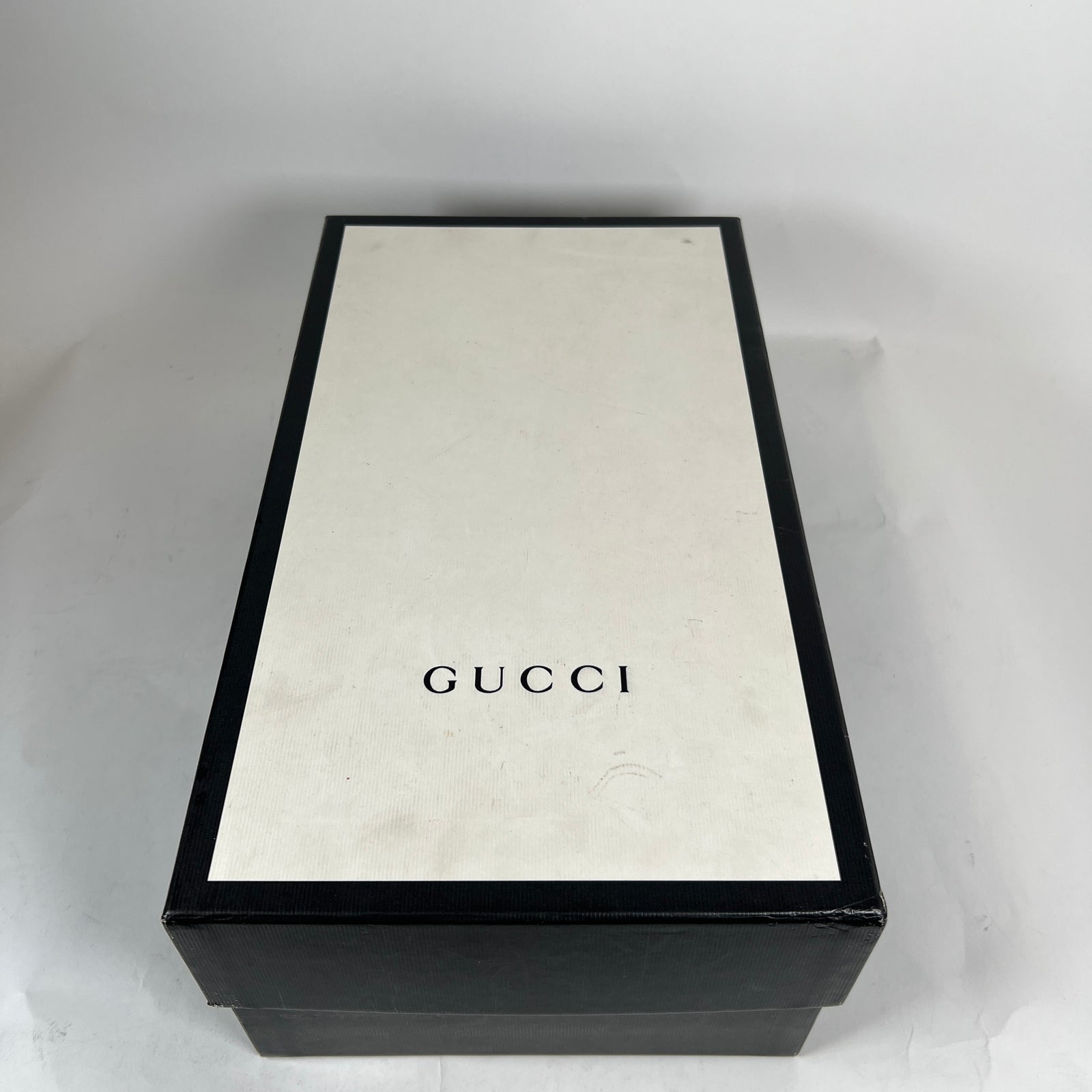 Gucci Black Web Rubber Sandals Size GG 12