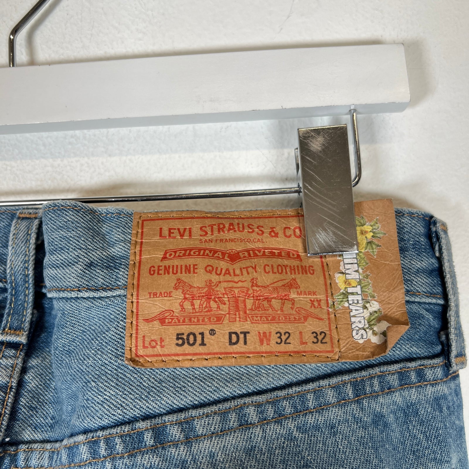 Denim Tears Lightwash Wreath Jeans Size 32