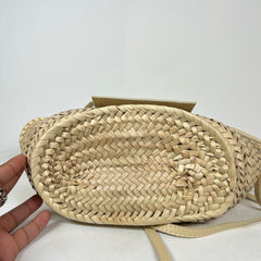 Jacquemus Ivory Small Le Petit Panier Soli Basket Bag