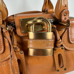 Chloe Paddington Lock Leather Handbag