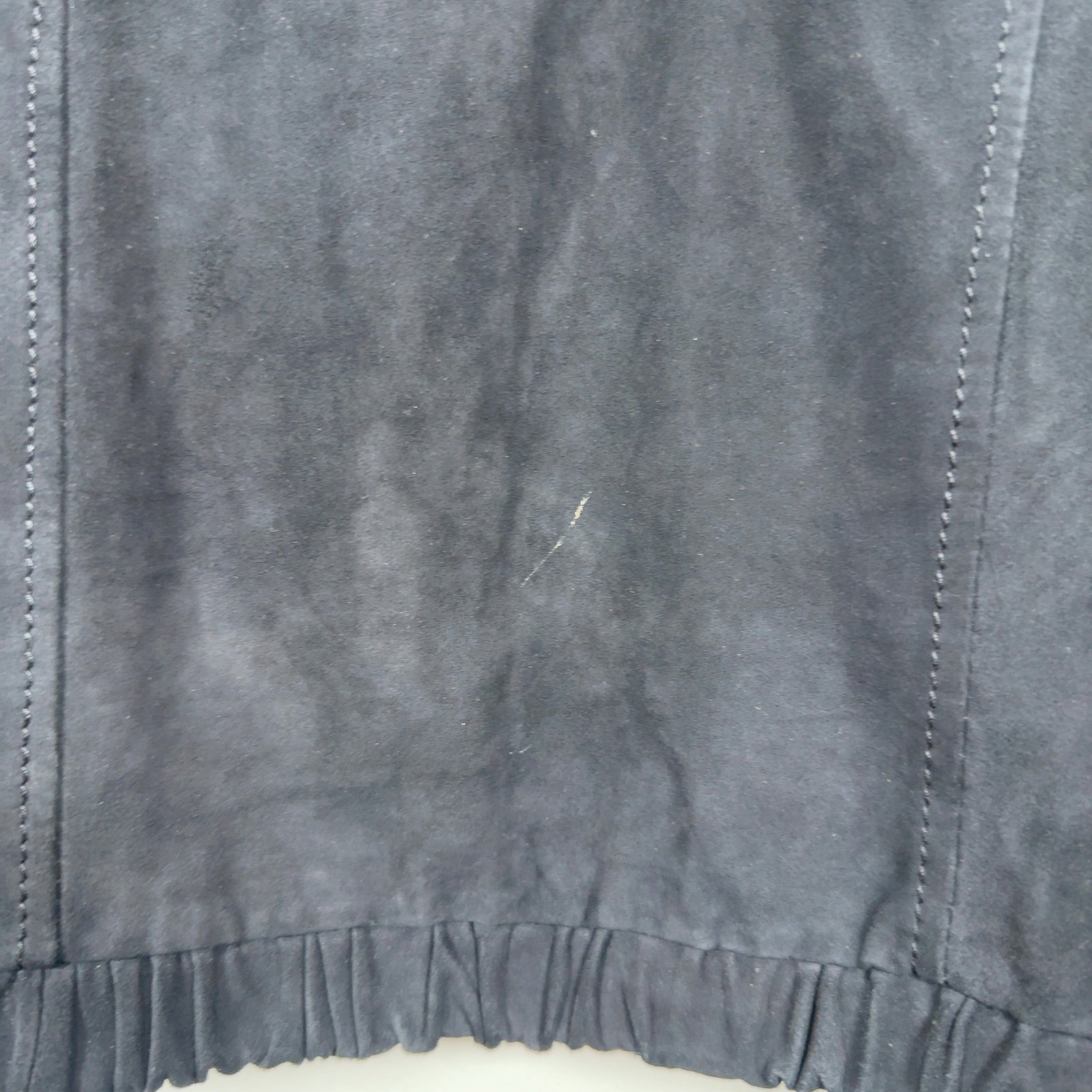 Prada Suede Zip-Up Jacket