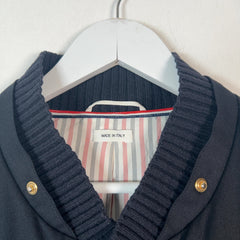 Thom Browne Navy Down Bomber Puffer Jacket Size 3