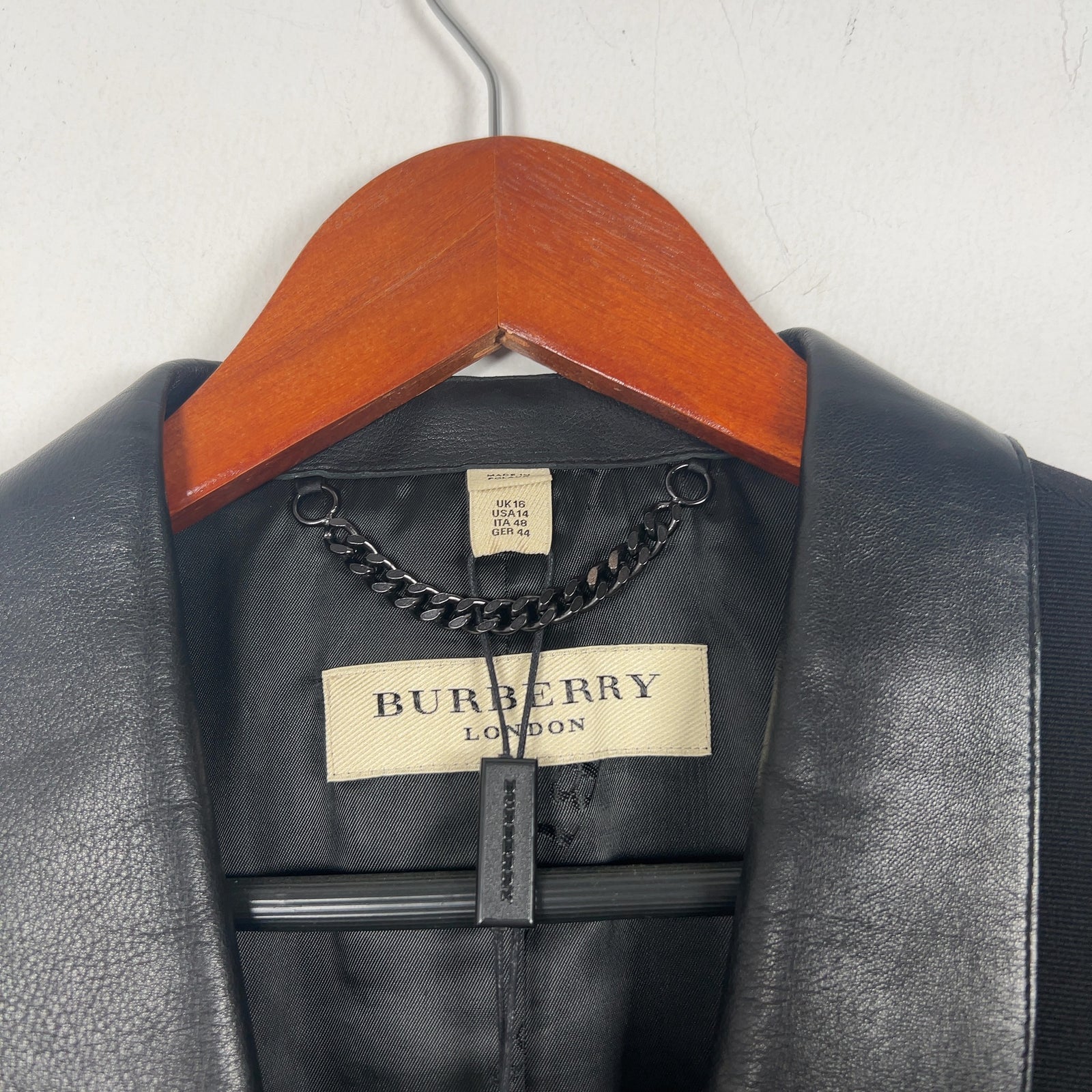 Burberry Leather Blazer
