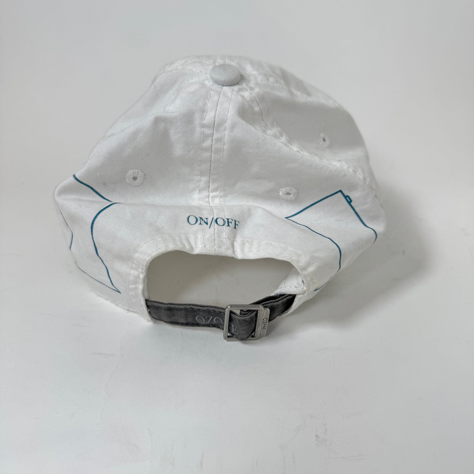 C2H4 White "Power" Hat