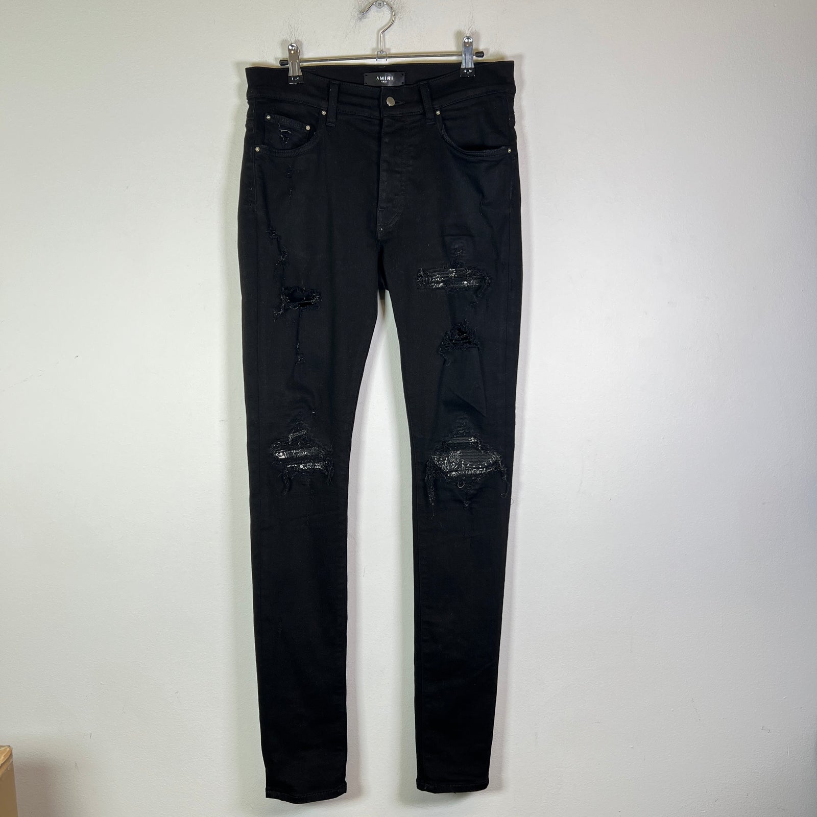 Amiri MX1 Bandana Patch Jeans
