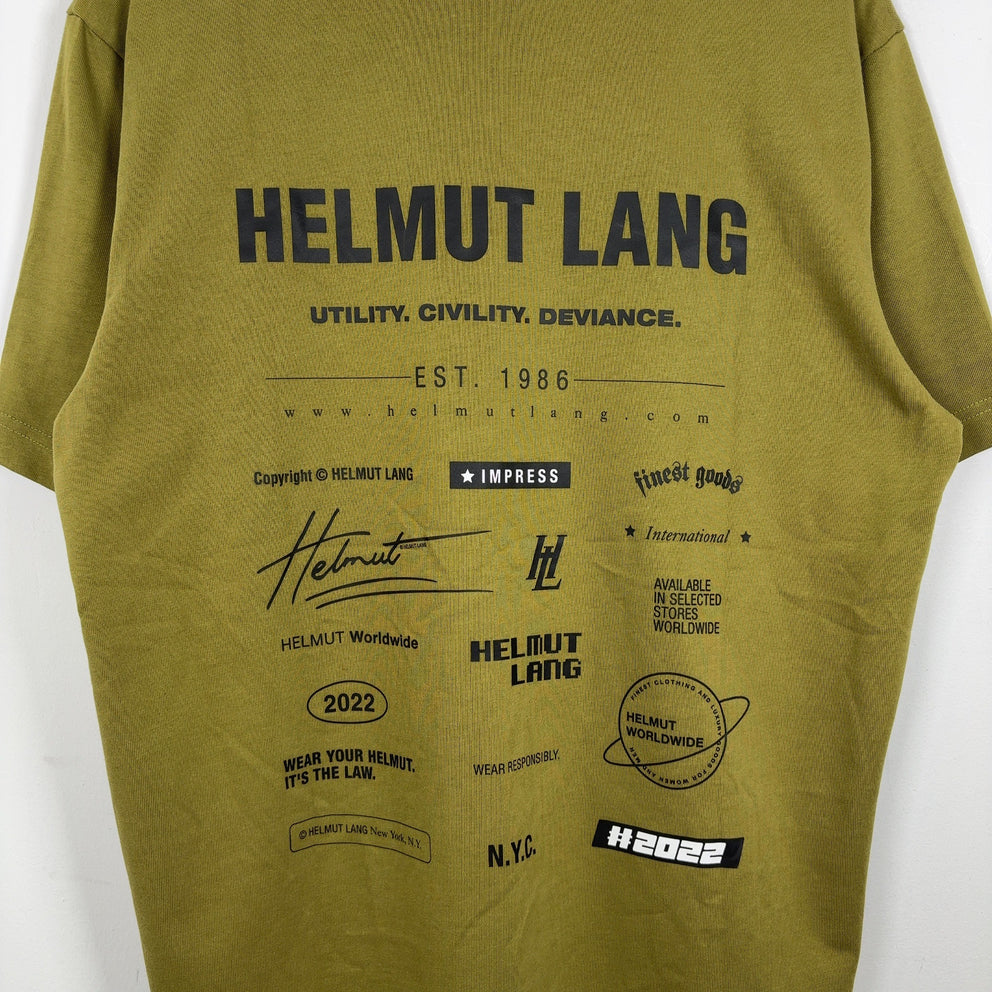 Helmut Lang Copyright Logo Graphic T-Shirt