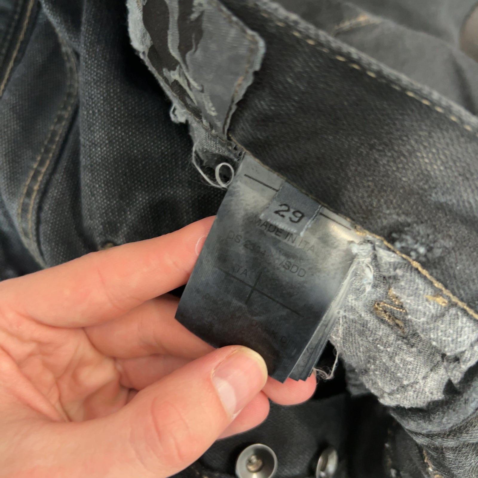 Rick Owens DRKSHDW 'Tyrone' Cut Denim Jeans