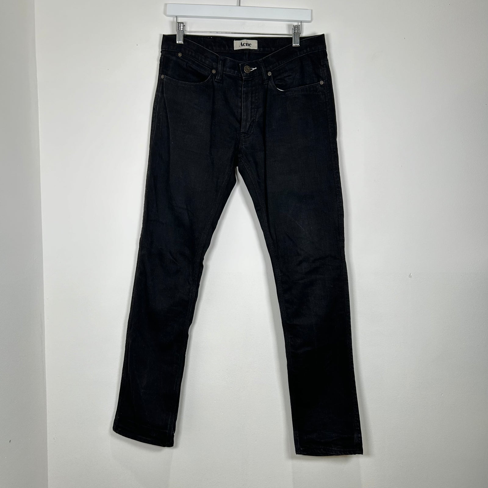 Acne Black Skinny Jeans Size 31