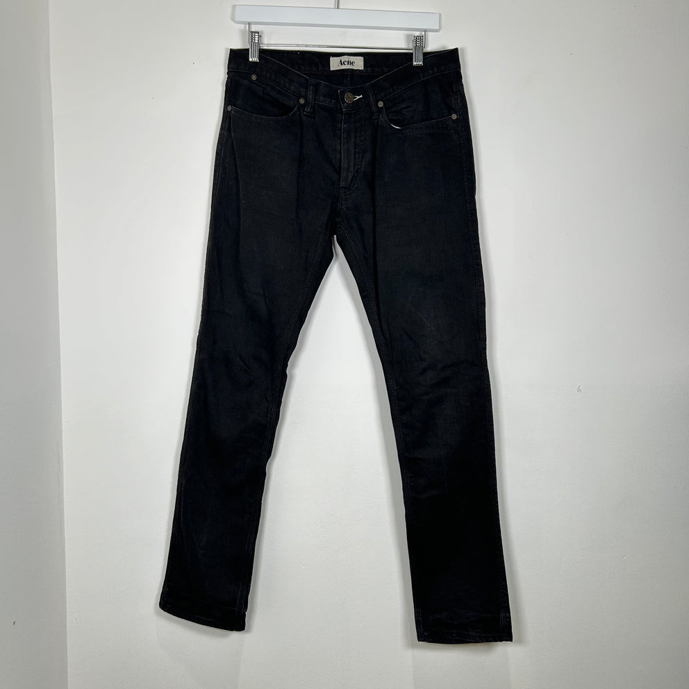 Acne Black Skinny Jeans Size 31