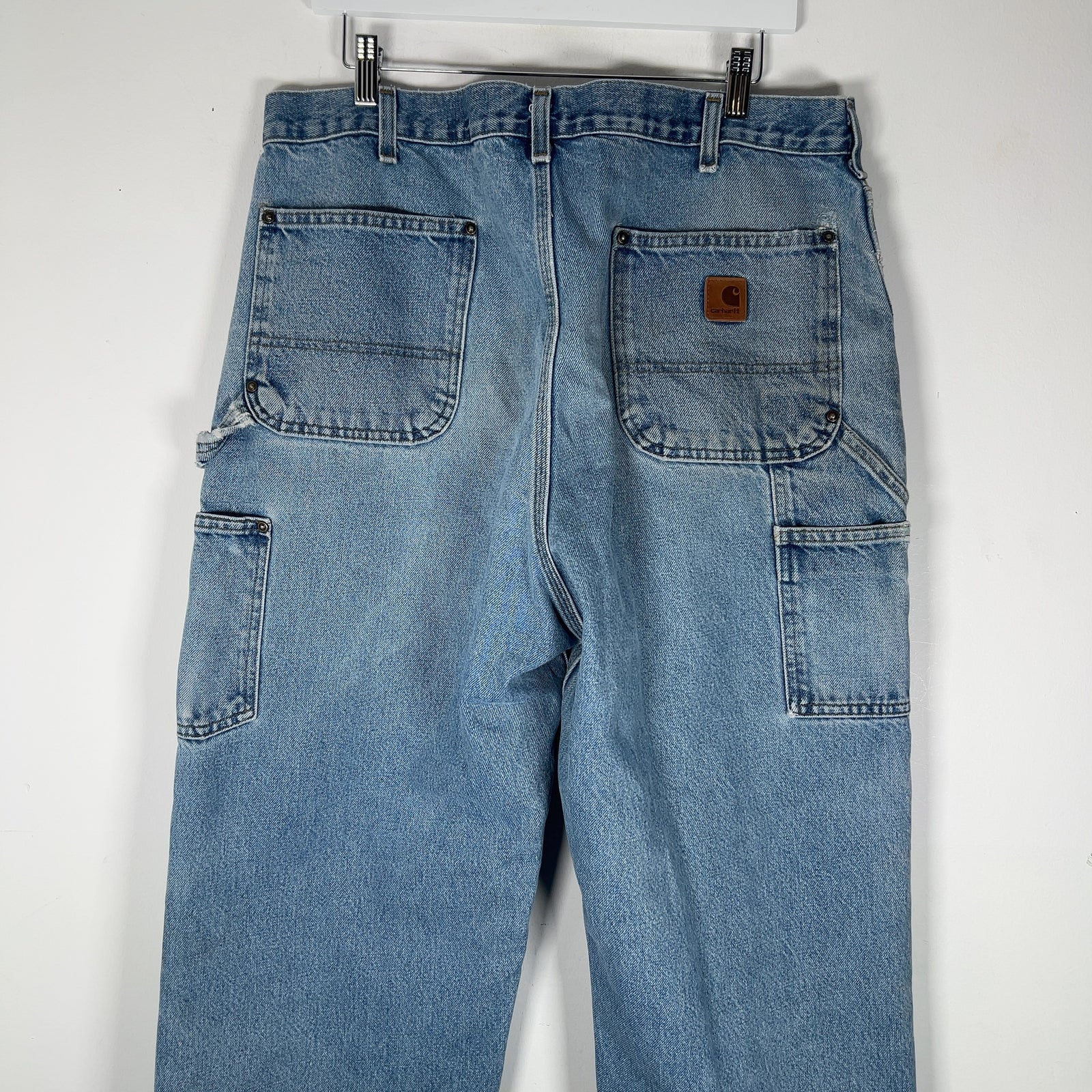 Carhartt Vintage Distressed Denim Double Knee Carpenter Jeans