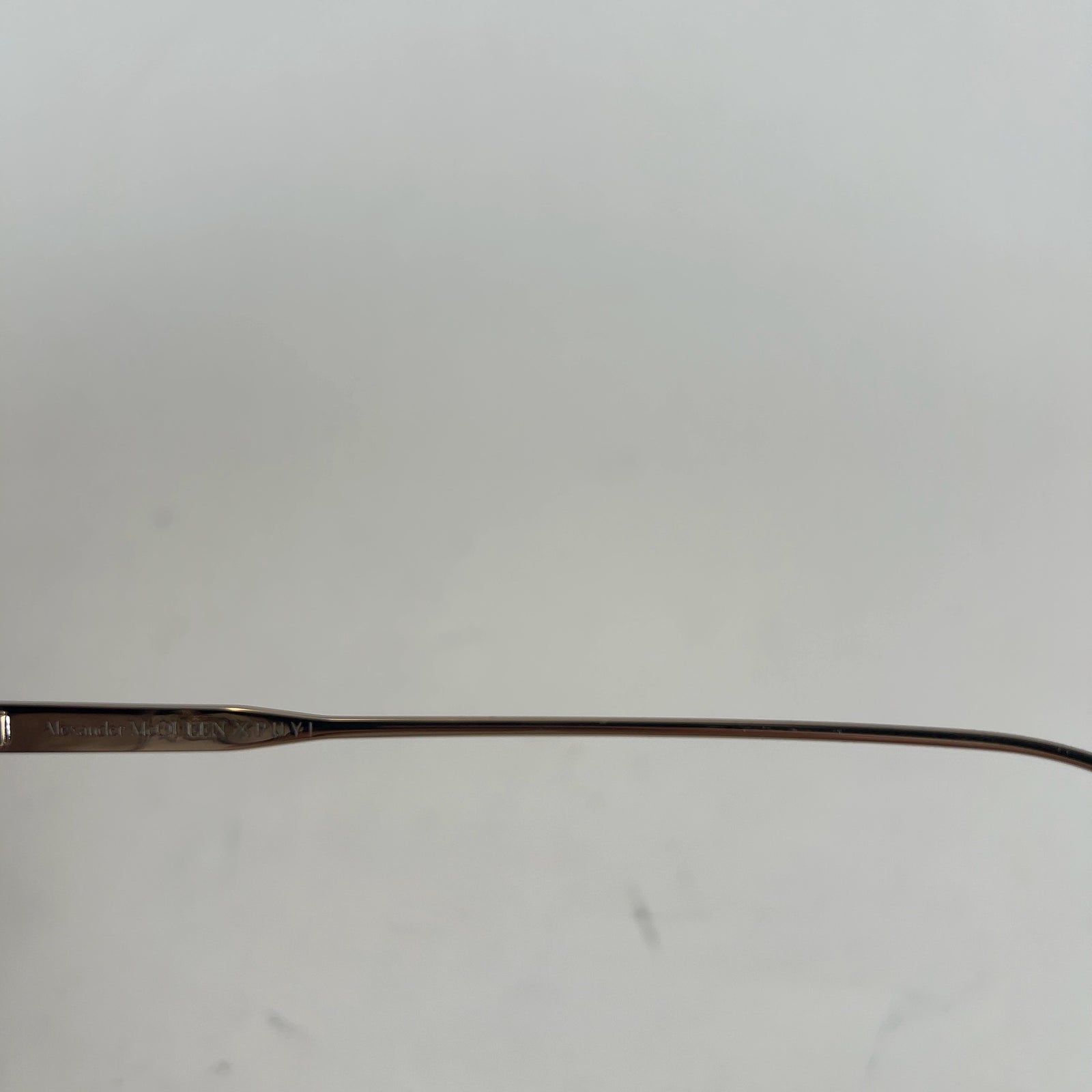 Alexander McQueen Pointed Aviator Sunglasses
