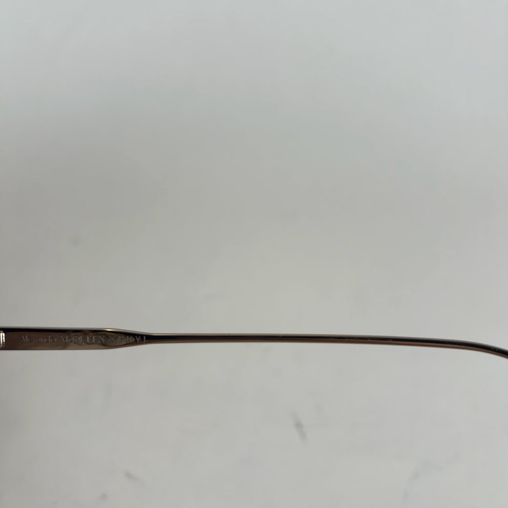 Alexander McQueen Pointed Aviator Sunglasses