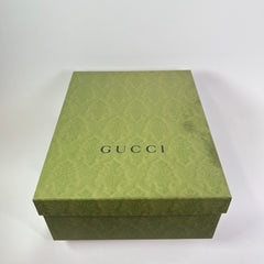 Gucci Tricolor Web Interlocking G Pool Slides