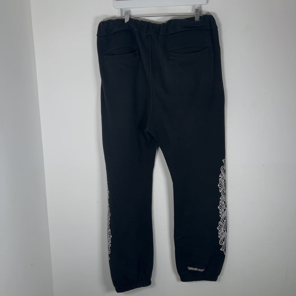 Chrome Hearts Floral Cross Sweatpants