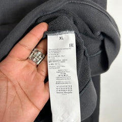 Maison Margiela Tonal Upside Down Logo Hoodie