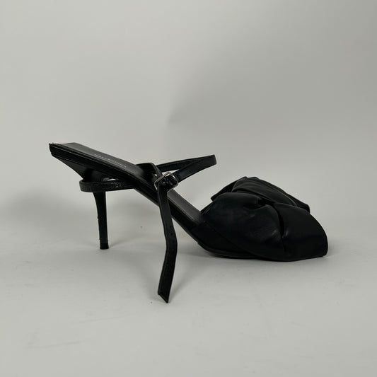 Balenciaga Black Knife Bow Heels Size 39