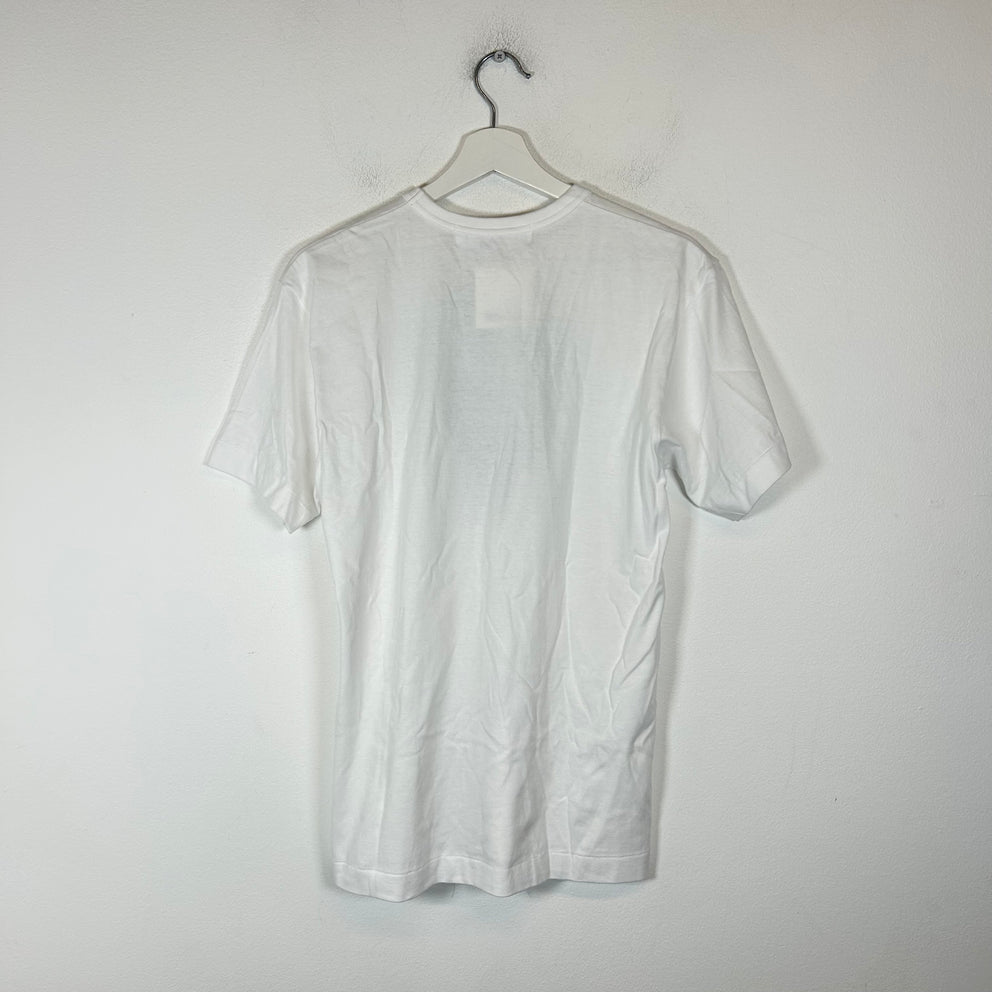 CDG Play White/Green Heart T-shirt Size M