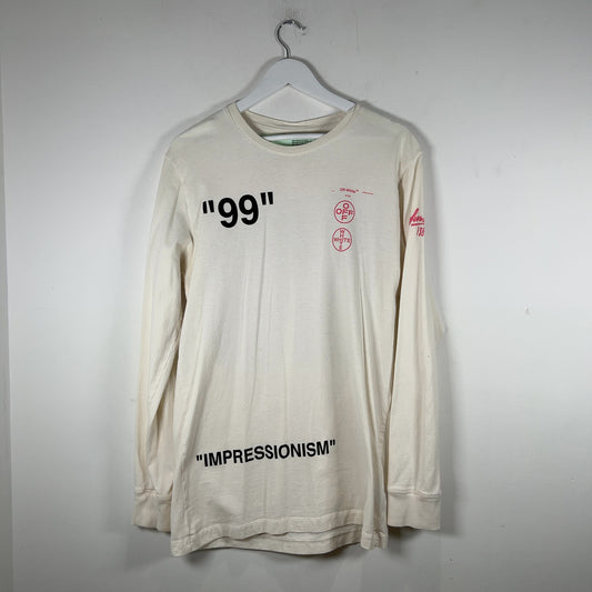 Off-White 'Impressions' Long-Sleeve T-Shirt Size L