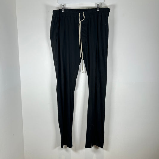 Rick Owens DRKSHDW Black Thin Drop Crotch Sweats Size XXL